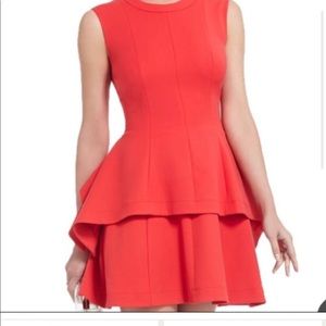 BCBGMaxAzria ShirleeDraped-Side Peplum Dress